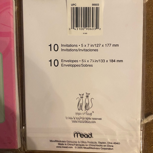 Invitations/notecards - Picture 3 of 4